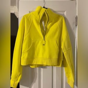 Bright Yellow Lulu Scuba Hoodie